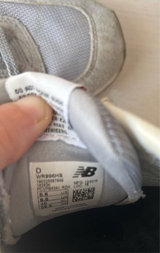 Zapatillas New Balance 996 Gris Talla 40
