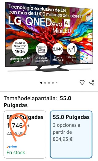 TV LG 55 4K QNED EVO AI MiniLED