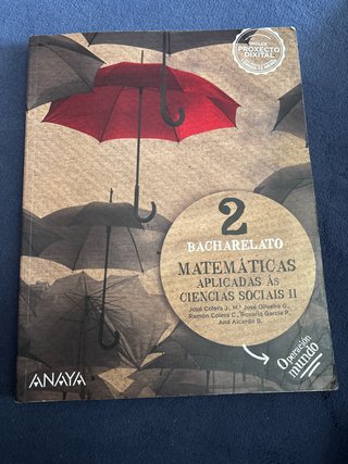 Matemáticas aplicadas ás Ciencias Sociais II.