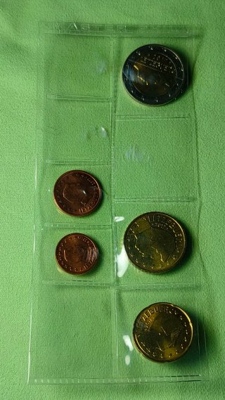 Monedas Lux 2017 EBC (1, 2, 20, 50 CTS y 2€)