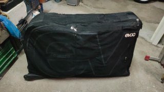 Portabicicletas EVOC Bike Travel Bag 280L +Soporte