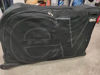 Portabicicletas EVOC Bike Travel Bag 280L +Soporte