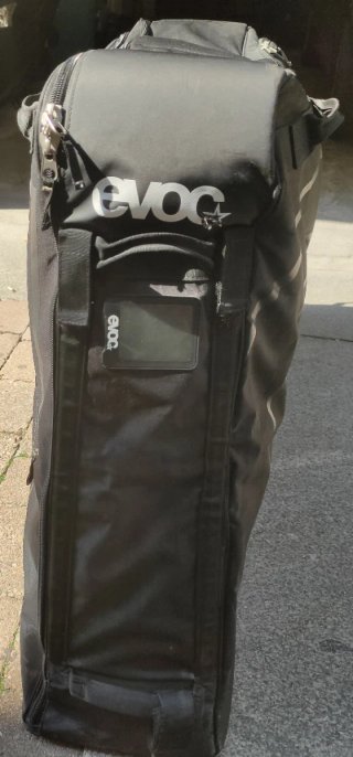 Portabicicletas EVOC Bike Travel Bag 280L +Soporte