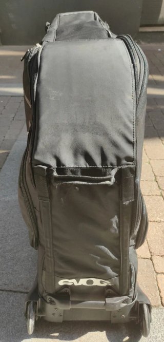 Portabicicletas EVOC Bike Travel Bag 280L +Soporte