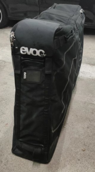 Portabicicletas EVOC Bike Travel Bag 280L +Soporte