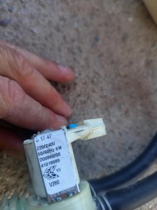 Depósito y electroválvula 2 vías lavadora Candy