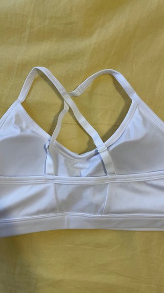 Sujetador deportivo Gymshark blanco