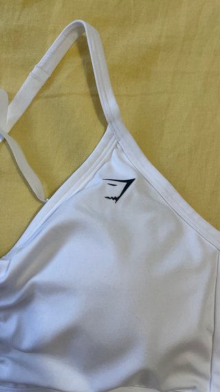 Sujetador deportivo Gymshark blanco