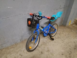 Bicicleta azul 3-7 años
