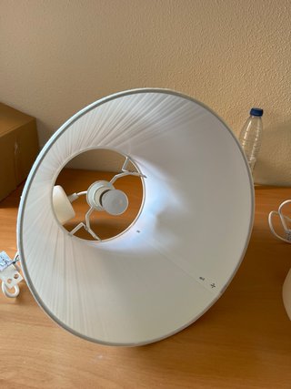 2 Lámparas de de techo  IKEA plisada