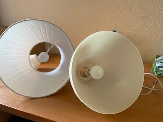 2 Lámparas de de techo  IKEA plisada