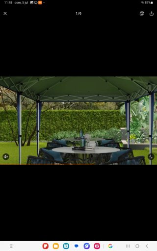 Carpa Plegable 6x3 Azul