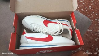 Zapatillas Nike Cortez Rojas y Blancas
