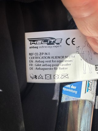 Chaleco Airbag Helite Hípica