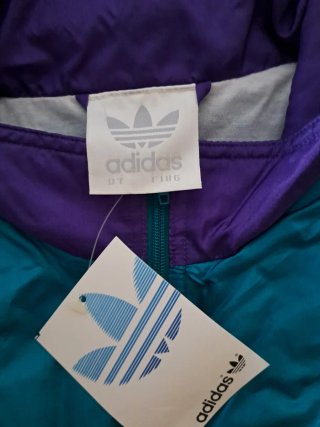 Chándal Adidas Retro Morado y Turquesa