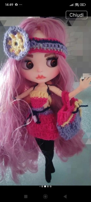 Vestiti fatti a mano per bambole Blythe