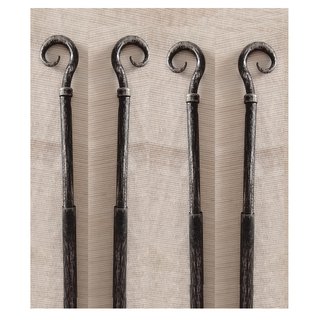 4 Bacchette Tende 30-50 cm / Varillas cortinas