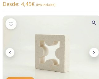 Bloque celosía de hormigón