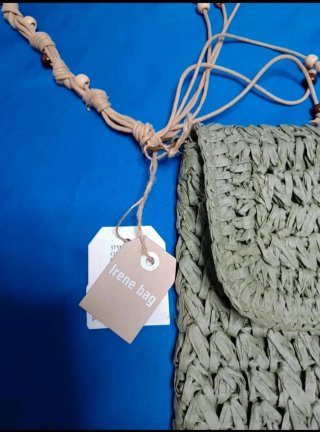 Bolso de rafia de papel Irene