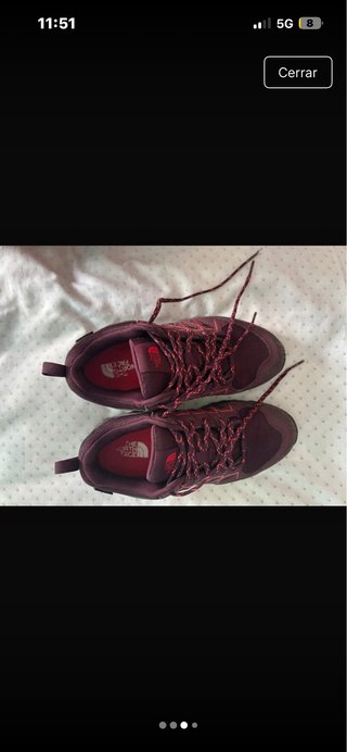 Zapatillas Trekking The North Face Morado/Rojo