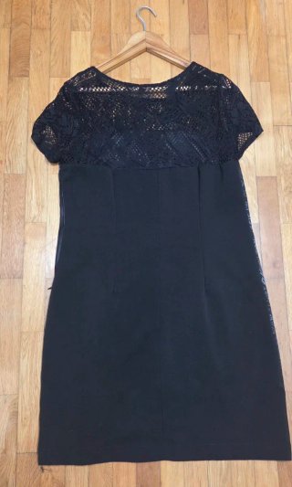 Vestido Desigual Talla xxl Negro Multicolor