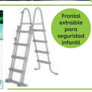 Escalera Piscina Desmontable Seguridad Infantil
