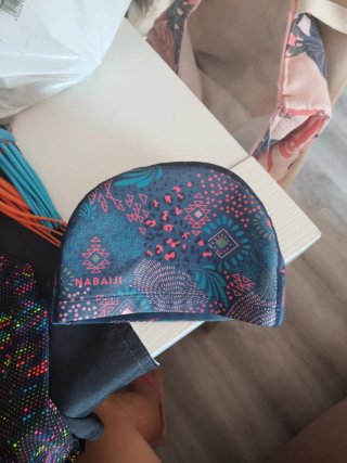 Gorro de natación Nabaiji estampado