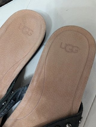 UGG infradito donna beige/nero taglia 39.5