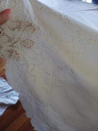 Lenzuolo Sfilato Siciliano senza federe