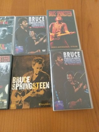 Lote 6 DVD y 2 VHS Bruce Springsteen