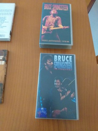 Lote 6 DVD y 2 VHS Bruce Springsteen