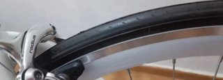 Bicicleta urbana blanca