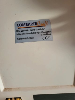 Cepillo/Regrueso Lombart