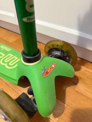 Patinete Micro Mini 3 Ruedas Led Verde