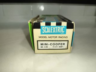 Caja original Scalextric Mini Cooper