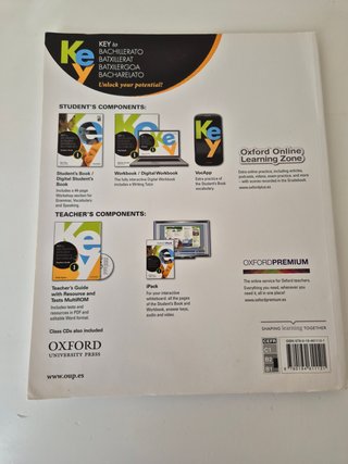 Key to Bachillerato 1 Workbook Oxford