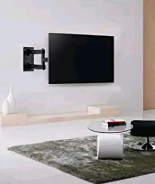 Staffa Porta TV Monitor 10"a 32" Braccio Estensibi