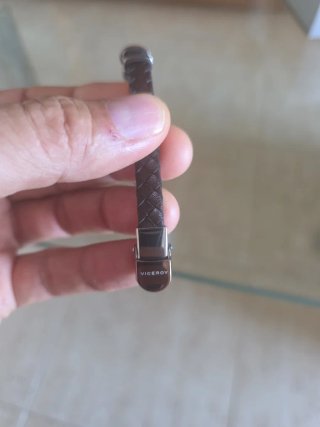 Pulsera Viceroy Cuero Trenzado con Detalles Metáli