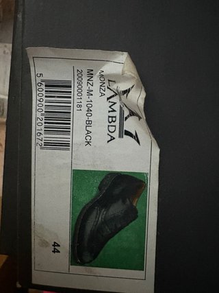 Zapatos de golf Lambda Golf negros nuevos