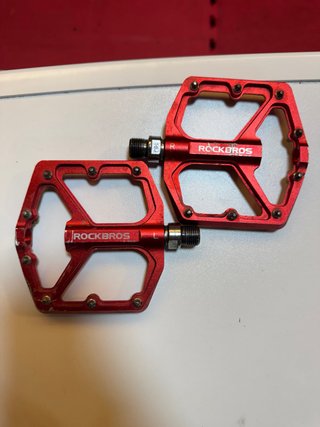 Pedales Rockbros Rojos para Bicicleta