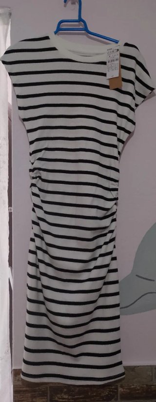 Vestido rayas blanco y negro Talla S
