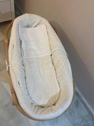Moisés Mimbre Zara Home Completo