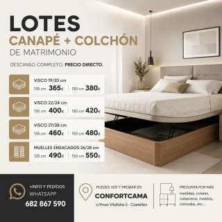 Canapé abatible en Castellón 682 867 590