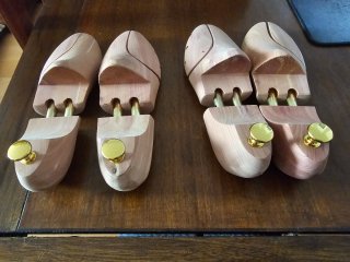 Hormas para zapatos de madera de cedro