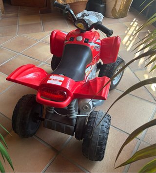 Quad eléctrico infantil rojo