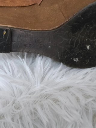 Botines de cuña marrones