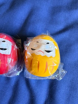 Lote 3 Darumas (Muñecos Japoneses)