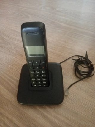 Teléfono Inalámbrico Negro