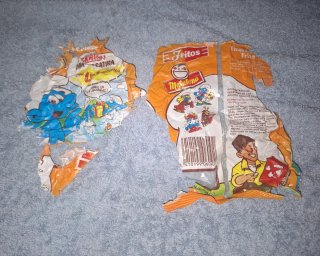 Bolsa Fritos Matutano Pitufos Rara