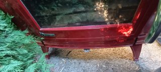 Estufa de leña Invicta Roja